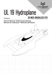 ProBoat UL 19 Hydroplane Bedienungsanleitung