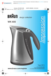 Braun Impression WK 600 Bedienungsanleitung