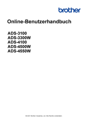 Brother ADS-3100 Online Benutzerhandbuch