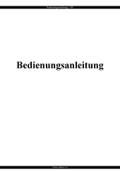 ATMOS P20 Bedienungsanleitung