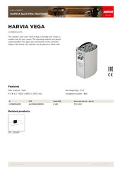 Harvia BC80 Gebrauchs- Und Montageanleitung