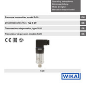 Wika S-20 Betriebsanleitung