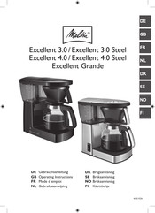 Melitta Excellent Grande Gebrauchsanleitung