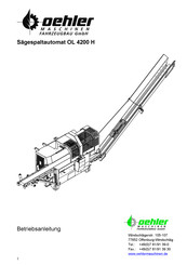 Oehler OL 4200 H Betriebsanleitung