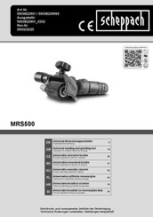 Scheppach MRS500 Originalbetriebsanleitung