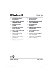 EINHELL 45.101.70 Originalbetriebsanleitung