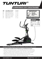 Tunturi C25-F Competence Montageanleitung