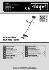 Scheppach BCH3300-100PB Originalbetriebsanleitung