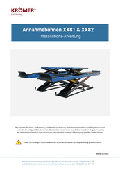 Kromer XX82 Installationsanleitung