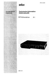 Braun A1 Technische Information