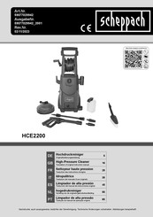 Scheppach HCE2200 Original Bedienungsanleitung
