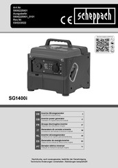Scheppach SG1400i Original Bedienungsanleitung