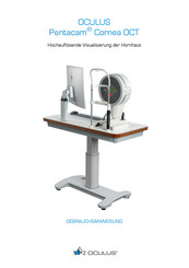 OCULUS Pentacam Cornea OCT Gebrauchsanweisung