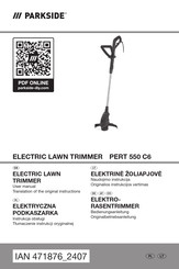 Parkside 471876 2407 Bedienungsanleitung Und Originalbetriebsanleitung