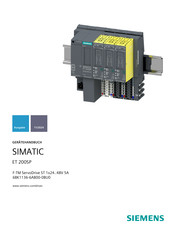 Siemens simatic et 200sp Gerätehandbuch