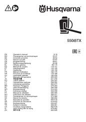 Husqvarna 550iBTX Bedienungsanweisung