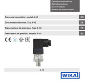 WIKA A-10 Bedienungsanleitung
