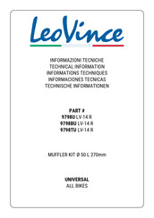 LeoVince LV-14 R BLACK EDITION Technische Informationen