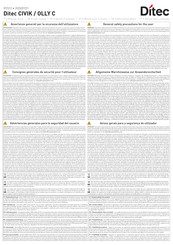 DITEC CIVIK Benutzerhandbuch