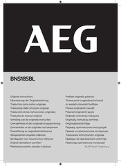 Aeg BNS18SBL Originalanleitung
