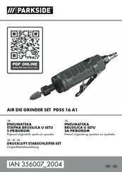 Parkside PDSS 16 A1 Originalbetriebsanleitung