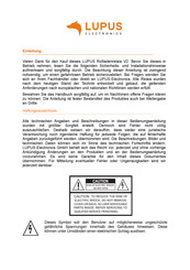 LUPUS-Electronics LUPUSEC-Aussensirene v2 Bedienungsanleitung