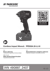 Parkside Performance 490887 2407 Originalbetriebsanleitung