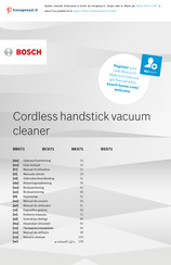 Bosch BCS71 Gebrauchsanleitung