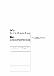 Beko GG 15120 DX PR Gebrauchsanleitung