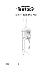 TESTBOY Profi LCD Plus Bedienungsanleitung