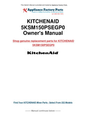 KitchenAid 5KSM150PS Gebrauchsanleitung
