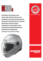 Nolan N100-5 Sicherheit Und Gebrauchsanleitung