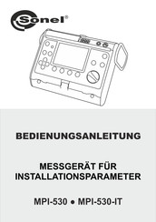 Sonel MPI-530 Bedienungsanleitung