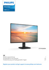 Philips 2000 Serie Bedienungsanleitung
