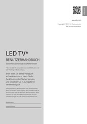 Lg 32LQ63006LA Benutzerhandbuch