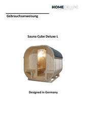 Home Deluxe Cube Deluxe L Gebrauchsanweisung
