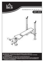 Homcom A91-032 Bedienungsanleitung