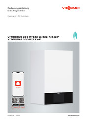 Viessmann VITODENS 300-W Bedienungsanleitung Für Den Anlagenbetreiber