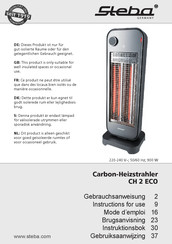Steba CH 2 ECO Gebrauchsanweisung