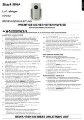 Shark Ninja HP072 Bedienungsanleitung