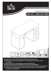 Homcom 836-431 Bedienungsanleitung
