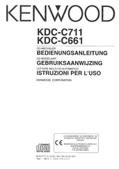 Kenwood KDC-C711 Bedienungsanleitung