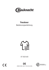 Bauknecht BT 86B WB Bedienungsanleitung