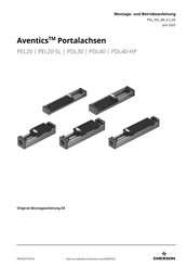 Emerson Aventics PEL20 Montage- Und Betriebsanleitung