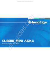 Innocigs CUBOID MINI AKKU Bedienungsanleitung