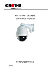 Urmet Grothe HD-PRO540 Bedienungsanleitung