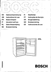 Bosch KTR Serie Gebrauchsanweisung