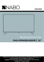 Nabo 32WO5000 Bedienungsanleitung