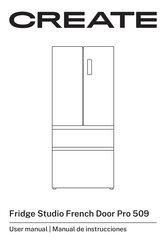 Create Fridge Studio French Door Pro 509 Bedienungsanleitung