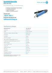 Mannesmann Demag G 357 D Betriebsanleitung Und Sicherheitshinweise